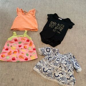 Bundle of girls shirts 18 month to 2t